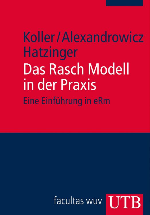 Produktbild: Das Rasch Modell in der Praxis