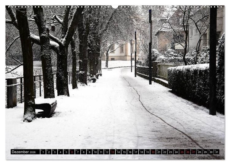 Produktbild: Herforder Ansichten (hochwertiger Premium Wandkalender 2026 DIN A2 quer), Kunstdruck in Hochglanz