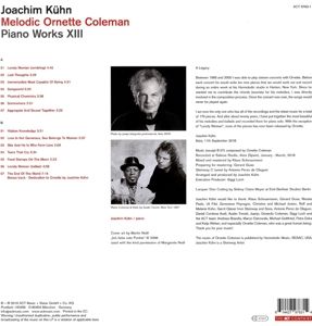 Produktbild: Joachim K&uuml;hn:Melodic Ornette Coleman