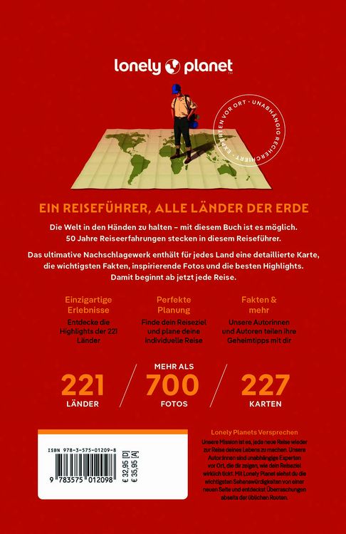 Produktbild: LONELY PLANET Reisef&uuml;hrer Die Welt
