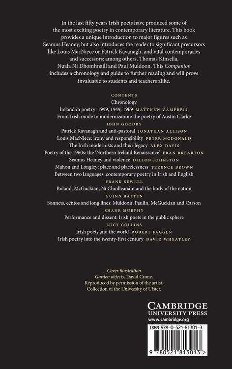 Produktbild: The Cambridge Companion to Contemporary Irish Poetry