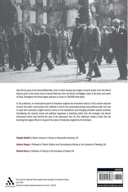 Produktbild: Bombing, States and Peoples in Western Europe 1940-1945