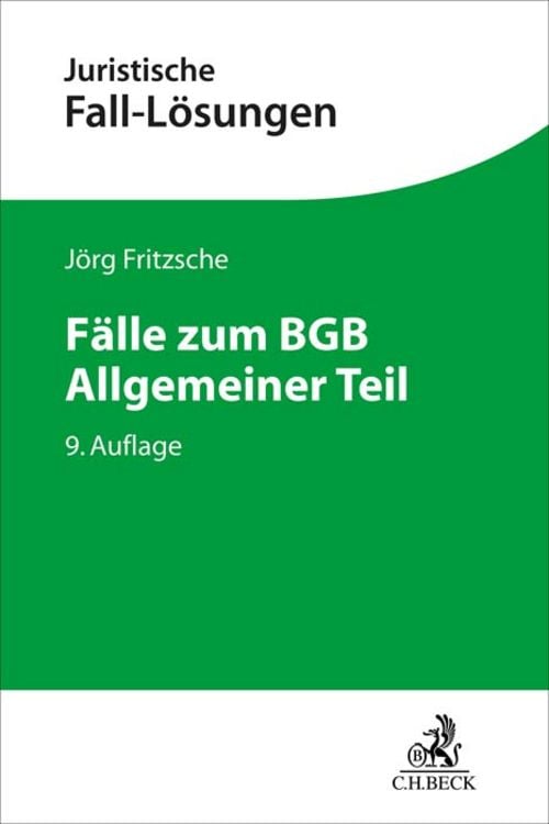 Produktbild: F&auml;lle zum BGB Allgemeiner Teil