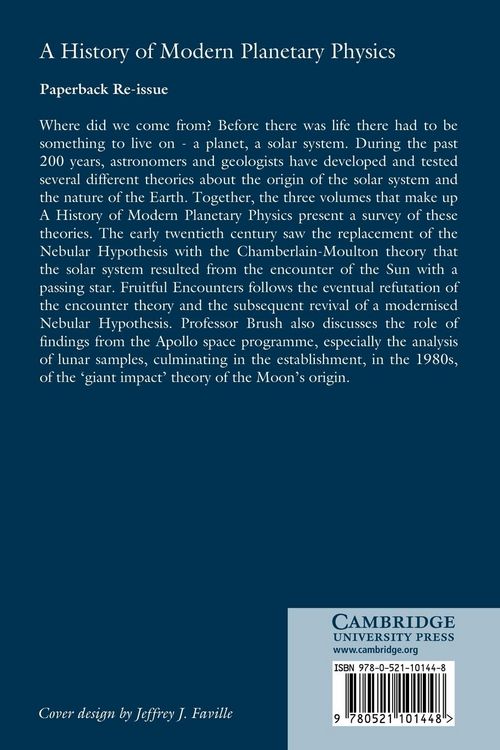 Produktbild: A History of Modern Planetary Physics