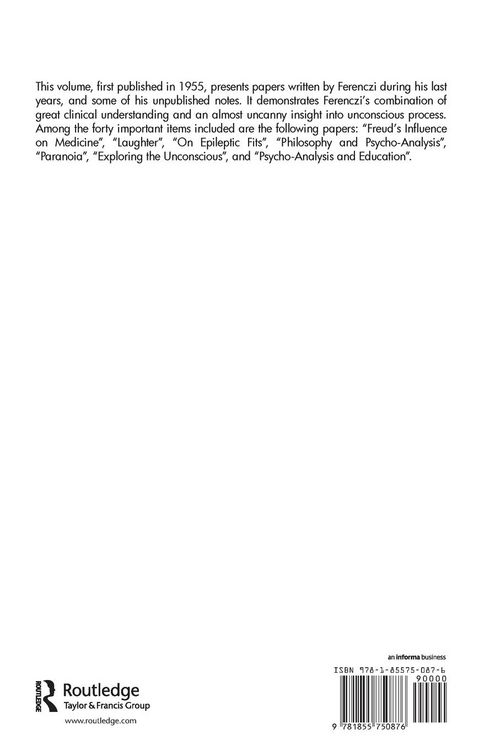 Produktbild: Final Contributions to the Problems and Methods of Psycho-analysis
