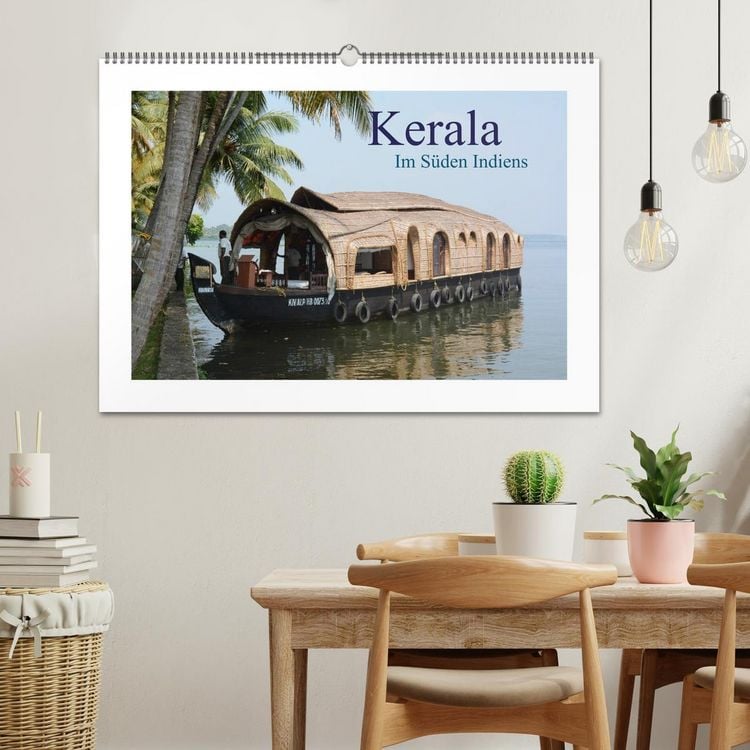 Produktbild: Kerala - Im S&uuml;den Indiens (Wandkalender 2026 DIN A2 quer), CALVENDO Monatskalender