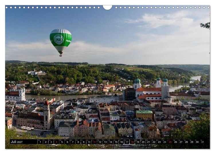 Produktbild: Pittoreskes Passau (Wandkalender 2027 DIN A3 quer), CALVENDO Monatskalender