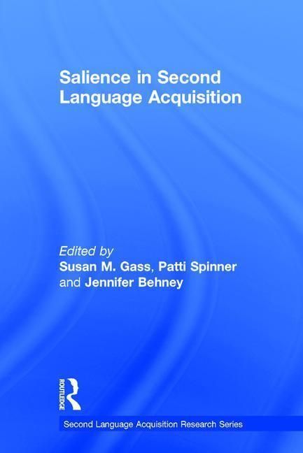 Produktbild: Salience in Second Language Acquisition