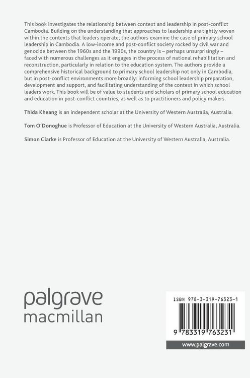 Produktbild: Primary School Leadership in Cambodia