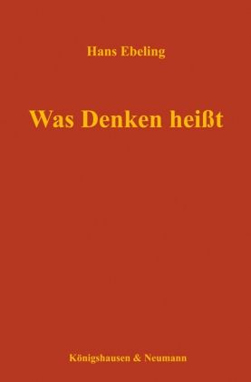 Produktbild: Was Denken hei&szlig;t