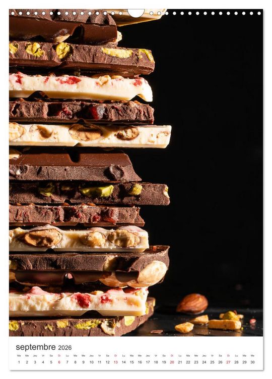 Produktbild: Gourmandises - Art culinaire (Calendrier mural 2026 DIN A3 horizontal), CALVENDO calendrier mensuel