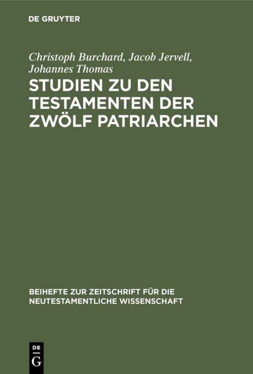 Produktbild: Studien zu den Testamenten der Zw&ouml;lf Patriarchen