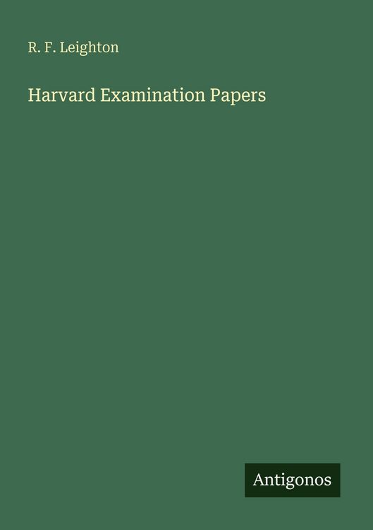 Produktbild: Harvard Examination Papers