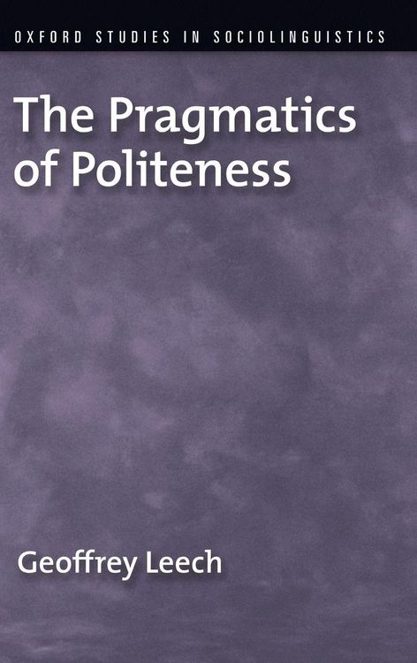 Produktbild: The Pragmatics of Politeness