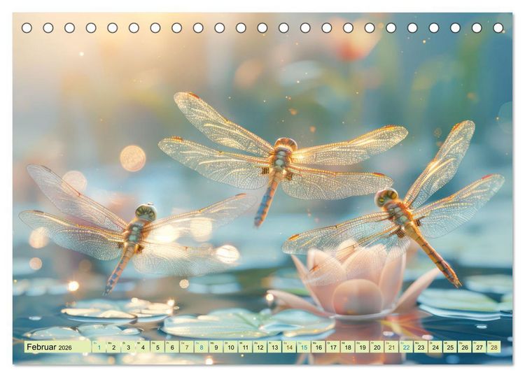 Produktbild: Eine Welt entz&uuml;ckend kleiner Tierchen (Tischkalender 2026 DIN A5 quer), CALVENDO Monatskalender