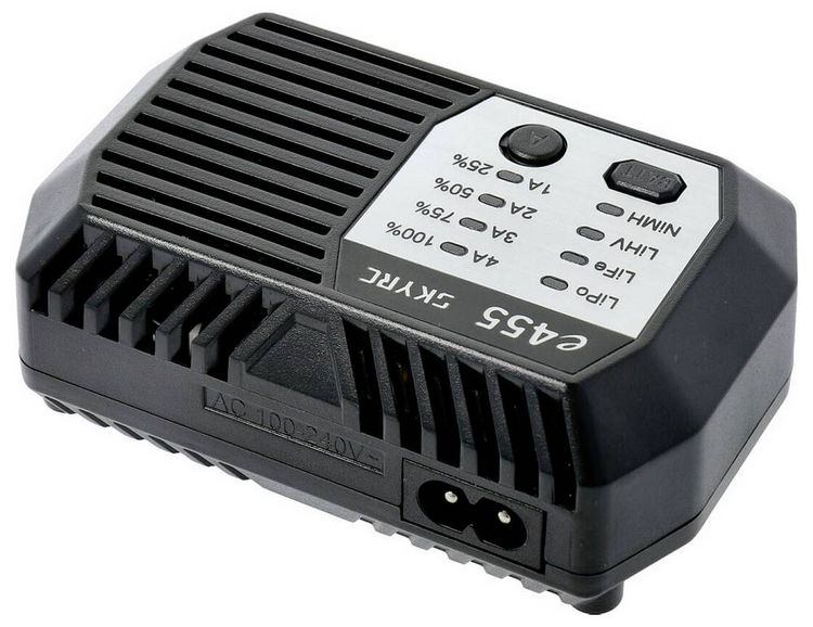 Produktbild: SKYRC e455 AC Modellbau-Ladeger&auml;t 4A LiIon, LiPo, NiMH