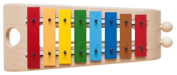 Produktbild: Das wundersch&ouml;ne Glockenspiel (Holzglockenspiel mit Metallplatten, diatonisch, 2 Schl&auml;gel)