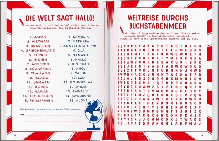 Produktbild: DUMONTs Fantastische R&auml;tselreise Einmal um die Welt