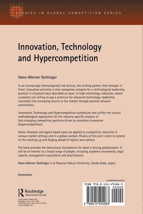 Produktbild: Innovation, Technology and Hypercompetition