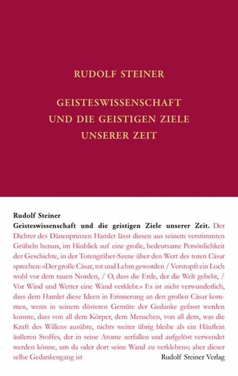 Bild vom Artikel Geisteswissenschaft und die geistigen Ziele unserer Zeit vom Autor Rudolf Steiner