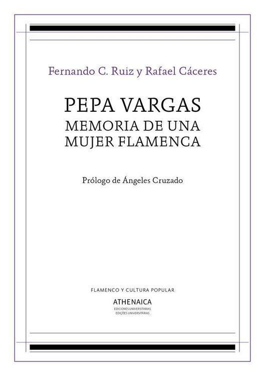 Produktbild: Pepa Vargas : memoria de una mujer flamenca