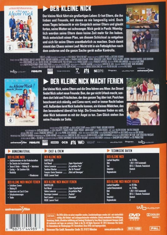 Produktbild: Der kleine Nick/...macht Ferien [2 DVDs]