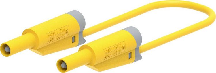 Produktbild: Electro PJP 2712-IEC-CD1-50J Messleitung Bananenstecker 50cm Gelb 1St.
