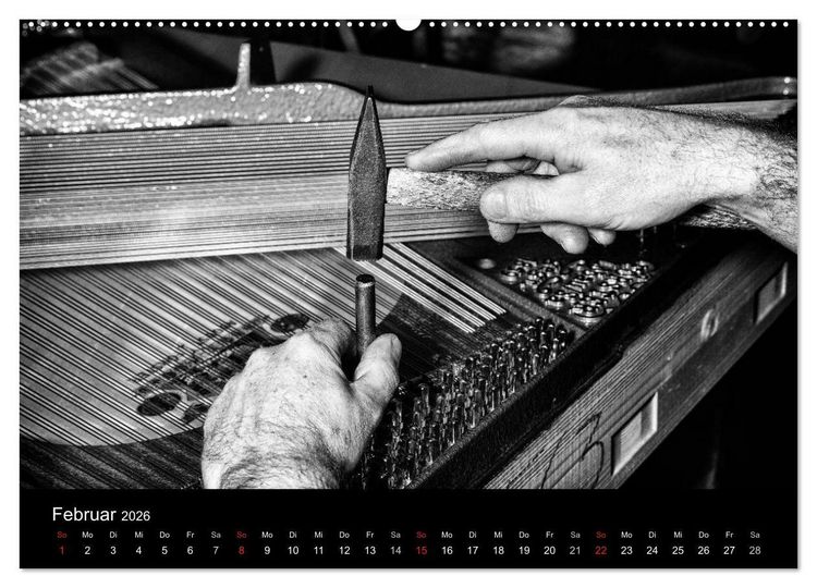 Produktbild: Klavierbau (Wandkalender 2026 DIN A2 quer), CALVENDO Monatskalender