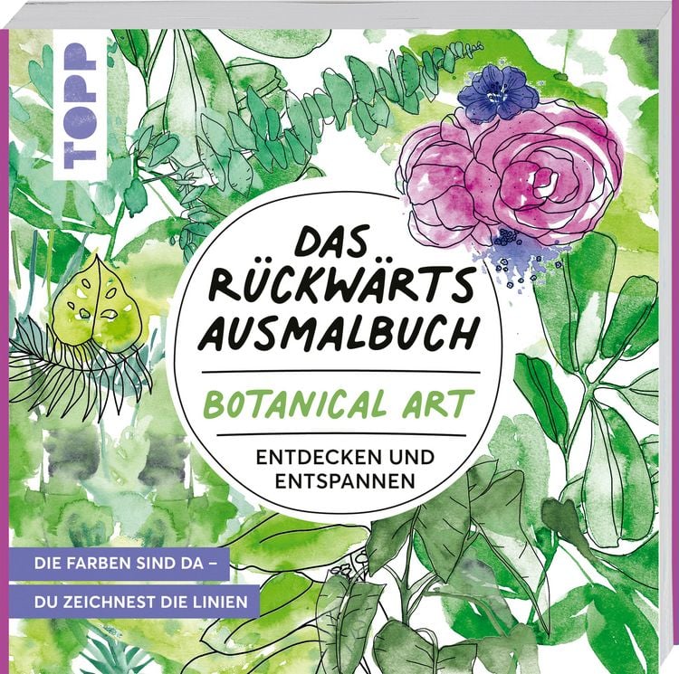 Produktbild: Das R&uuml;ckw&auml;rts-Ausmalbuch Botanical Art