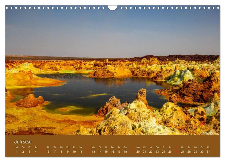 Produktbild: &Auml;thiopien Landschaften der Gegens&auml;tze (Wandkalender 2026 DIN A3 quer), CALVENDO Monatskalender