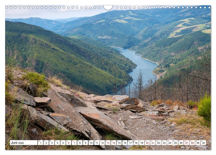 Produktbild: Unterwegs - Camino Primitivo. Zu Fu&szlig; auf der &auml;ltesten Route des Jakobsweges (Wandkalender 2026 DIN A3 quer), CALVENDO Monatskalender