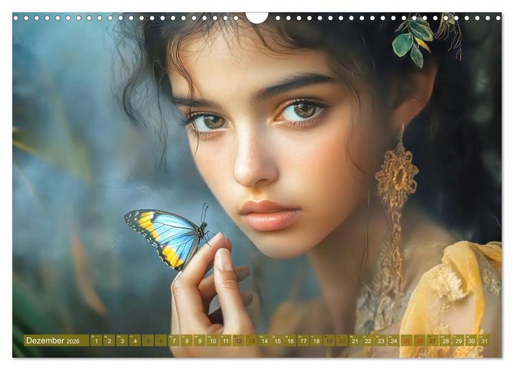 Produktbild: Eine kindliche Tierliebe - Herzensbilder (Wandkalender 2026 DIN A3 quer), CALVENDO Monatskalender