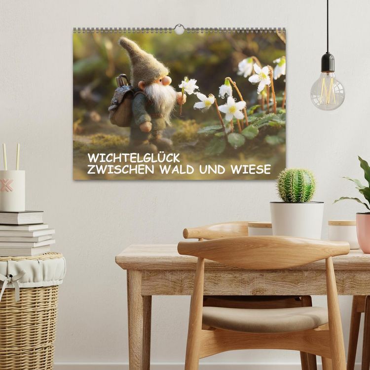 Produktbild: Wichtelgl&uuml;ck zwischen Wald und Wiese (Wandkalender 2027 DIN A3 quer), CALVENDO Monatskalender