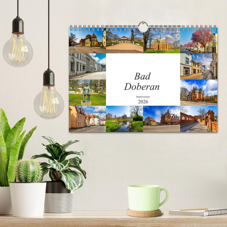 Produktbild: Bad Doberan Impressionen (Wandkalender 2026 DIN A4 quer), CALVENDO Monatskalender