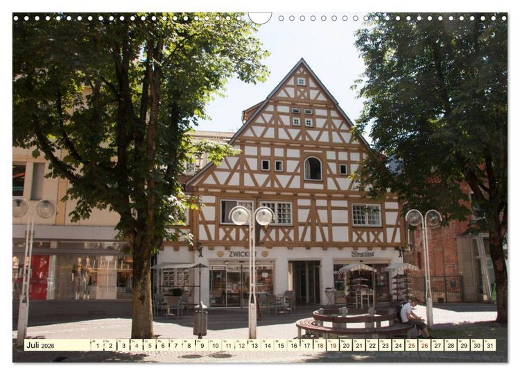 Produktbild: Unterwegs in G&ouml;ppingen (Wandkalender 2026 DIN A3 quer), CALVENDO Monatskalender