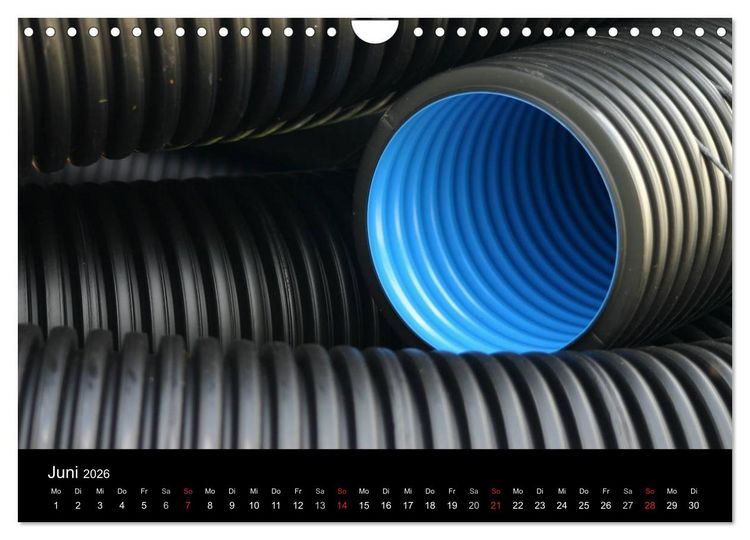 Produktbild: Baustellen (Wandkalender 2026 DIN A4 quer), CALVENDO Monatskalender