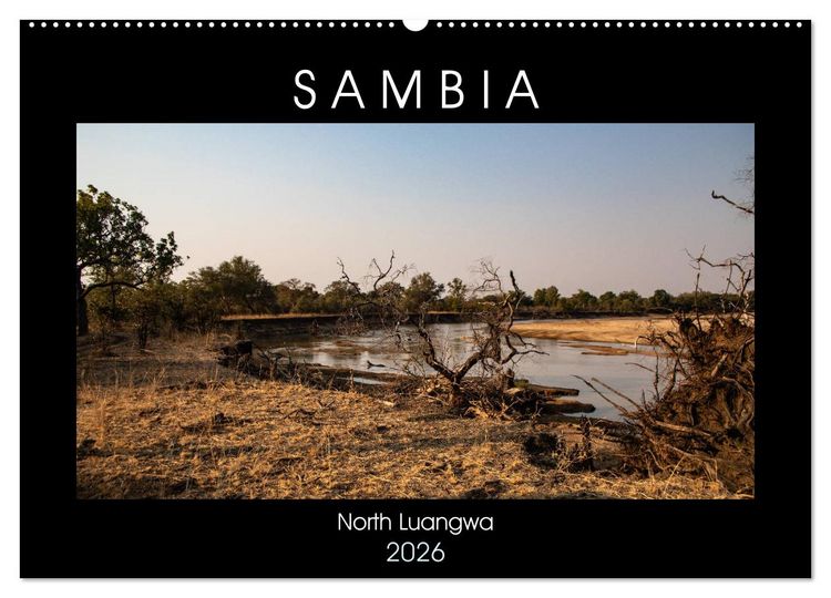 Produktbild: Sambia "Das wirkliche Afrika" (Wandkalender 2026 DIN A2 quer), CALVENDO Monatskalender