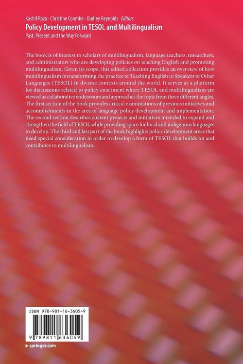 Produktbild: Policy Development in TESOL and Multilingualism