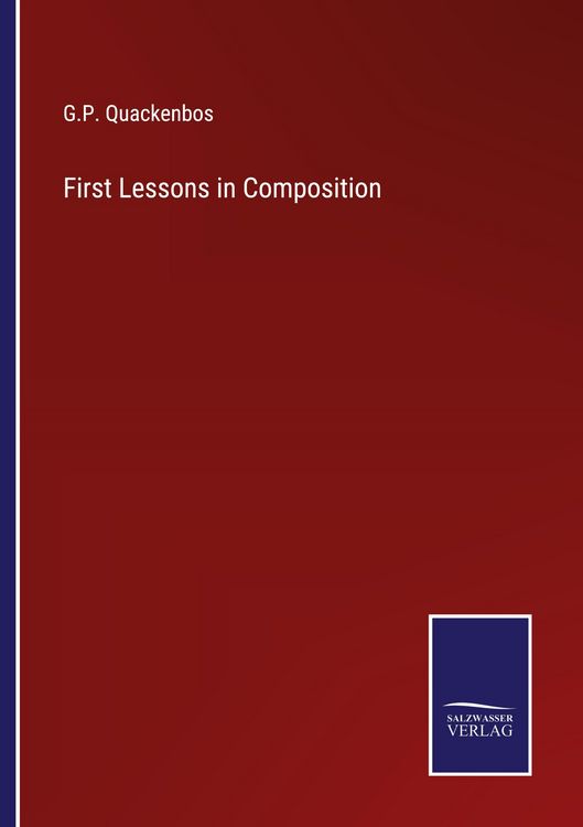 Produktbild: First Lessons in Composition