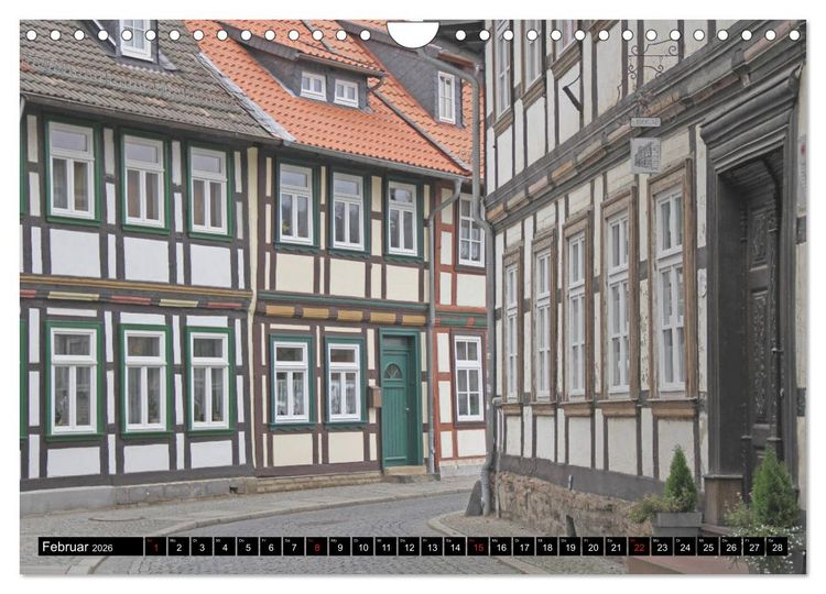 Produktbild: Wernigerode - Fachwerkstadt am Harz (Wandkalender 2026 DIN A4 quer), CALVENDO Monatskalender
