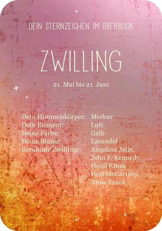 Produktbild: Achtsamkeit f&uuml;r die Zwillinge
