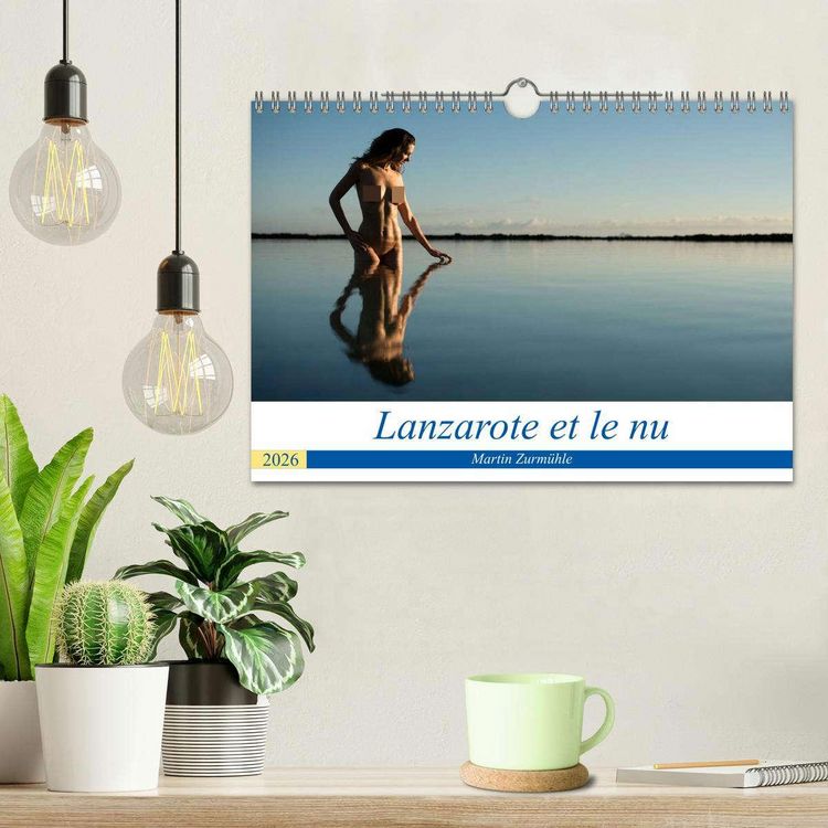Produktbild: Lanzarote et le nu (Calendrier mural 2026 DIN A4 vertical), CALVENDO calendrier mensuel