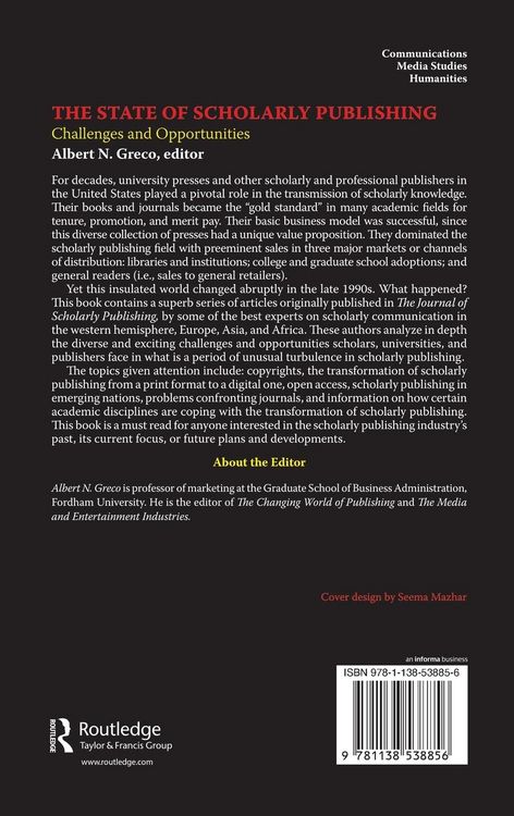 Produktbild: The State of Scholarly Publishing