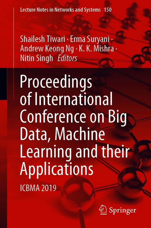 Produktbild: Proceedings of International Conference on Big Data, Machine Learning and their Applications