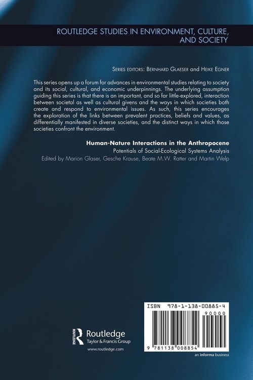 Produktbild: Human-Nature Interactions in the Anthropocene