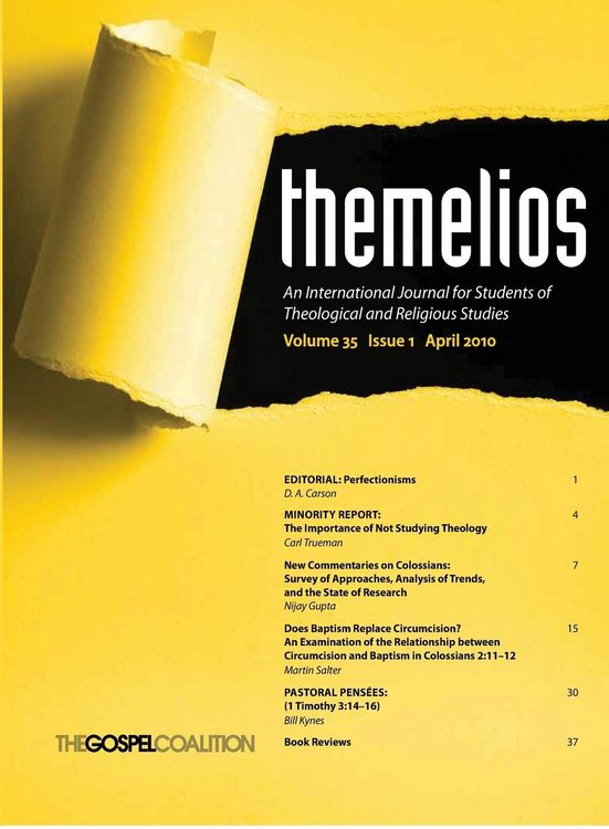 Produktbild: Themelios, Volume 35, Issue 1