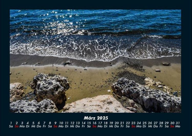 Produktbild: Die sch&ouml;nsten Meereslandschaften 2025 Fotokalender DIN A4