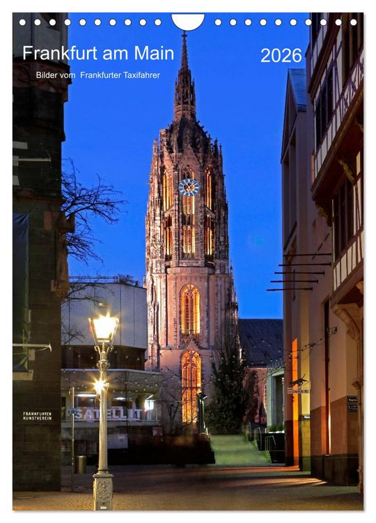 Produktbild: Frankfurt am Main 2026 Bilder vom Taxifahrer (Wandkalender 2026 DIN A4 hoch), CALVENDO Monatskalender