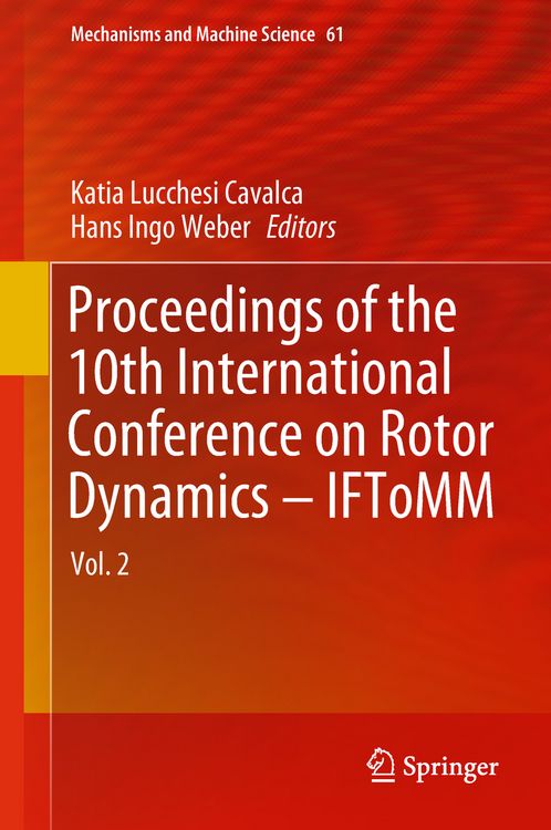 Produktbild: Proceedings of the 10th International Conference on Rotor Dynamics &ndash; IFToMM