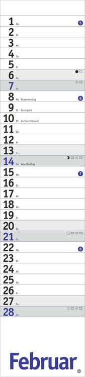 Produktbild: Langplaner, blau 2027
